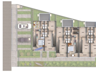 Casa de condomínio para venda tem 74 metros quadrados com 3 quartos em Cordeiro - Recife -