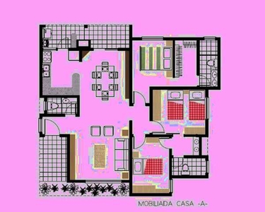 ![CDATA[Casa para Venda - 123.49m², 3 dormitórios, sendo 1 suites, 1 vaga - Lagos De Nova