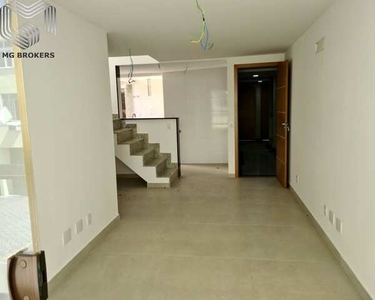 Cobertura duplex na Tijuca, primeira locação, 129 m2, 2 quartos com terraço descoberto, va