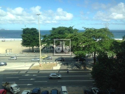 Copacabana - Av. Atlântica - Prédio Alto Gabarito - Vista Cinematográfica Mar-Praia - Salã