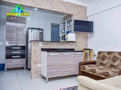 Kitnet com 1 dormitório à venda, 32 m² por R$ 155.000,00 - Mirim - Praia Grande/SP