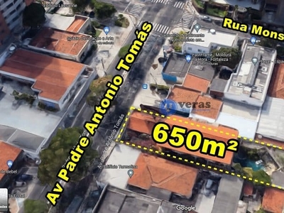 Terreno em Aldeota, Fortaleza/CE de 129m² à venda por R$ 1.298.000,00