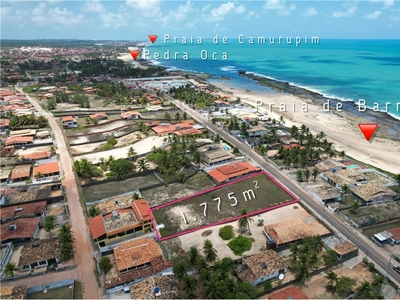 Terreno em Praia De Barreta, Nísia Floresta/RN de 1775m² à venda por R$ 197.000,00