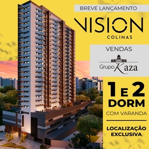 Vision- Jardim Esplanada 2 dormitórios com suíte 58m²