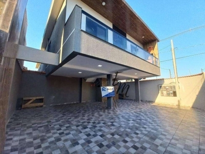 Casa com 2 dormitórios à venda, 55 m² por r$ 235.000,00 - maracanã - praia grande/sp