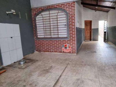 Casa com 2 dormitórios à venda, 75 m² por r$ 450.000 - canto do forte - praia grande/sp