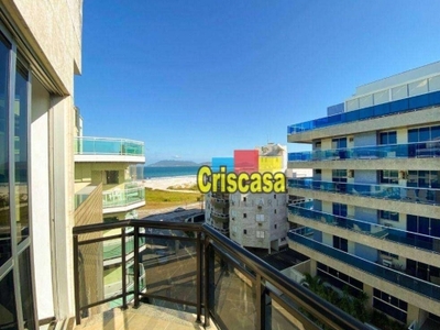 Cobertura com 3 dormitórios, 220 m² - venda por r$ 1.350.000,00 ou aluguel por r$ 7.029,00/mês - vila nova - cabo frio/rj