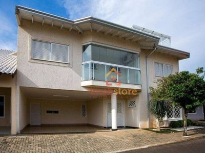 Casa com 5 dormitórios para alugar, 350 m² - residencial santa clara - londrina/pr