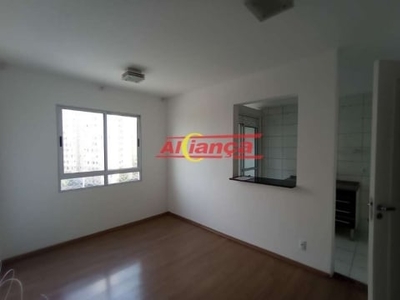 Ótimo apartamento 58m² com 2 dormitórios e 1 vaga de garagem - ponte grande - guarulhos/sp.