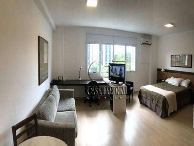 Flat com 1 dormitório à venda, 39 m² por r$ 220.000 - edifício metrópolis - barueri/sp