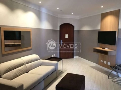 Flat com 1 quarto à venda no gonzaga, santos , 45 m2 por r$ 350.000