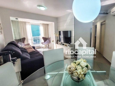 Apartamento em Barra da Tijuca, Rio de Janeiro/RJ de 76m² 3 quartos à venda por R$ 884.000,00