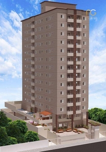 Apartamento em Vila Caiçara, Praia Grande/SP de 52m² 2 quartos à venda por R$ 380.407,00