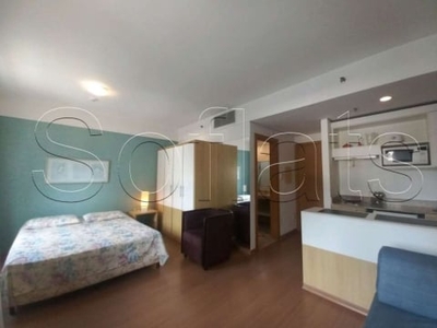 Flat comfort alphaville com 1 dormitório disponível para locação fácil acesso a são paulo.