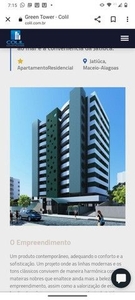 Apartamento para venda possui 42 metros quadrados com 1 quarto em Jatiúca - Maceió - Alago