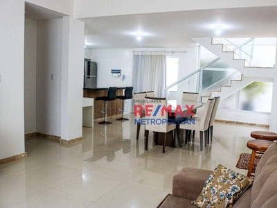 Casa com 4 dormitórios à venda, 142 m² por R$ 790.000,00 - Vilas do Atlântico - Lauro de