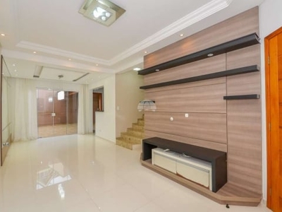 Casa em condomínio fechado com 3 quartos à venda na rua elvira b. polak, 120, pilarzinho, curitiba, 144 m2 por r$ 674.000