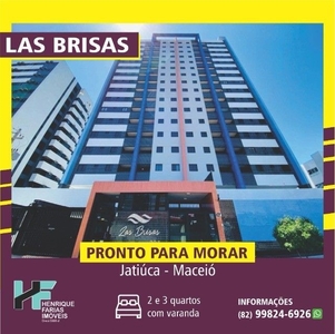 Edificio Las Brisas - Apartamento 2 e 3 quartos na Jatiúca