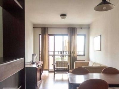 Flat com 1 dormitório para alugar, 52 m² por r$ 1.364,94/mês - centro - são bernardo do campo/sp