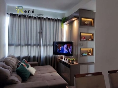 Apartamento com 02 dormitórios, à venda no condomínio hibiscos, bairro maria antonia (nova veneza) sumaré.