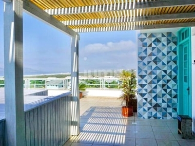 Cobertura com 3 dormitórios à venda, 218 m² por r$ 3.950.000,00 - novo campeche - florianópolis/sc