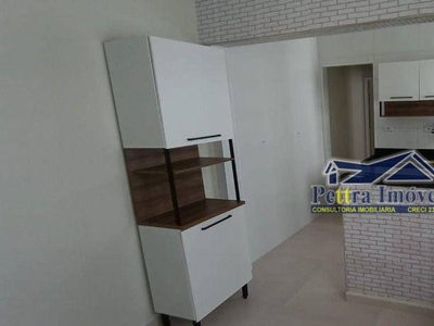 Apartamento em Vila Guilhermina, Praia Grande/SP de 35m² 1 quartos à venda por R$ 200.000,00 ou para locação R$ 1.300,00/mes