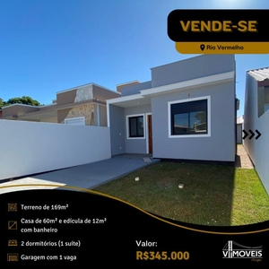 Casa em São João do Rio Vermelho, Florianópolis/SC de 10m² 2 quartos à venda por R$ 344.000,00