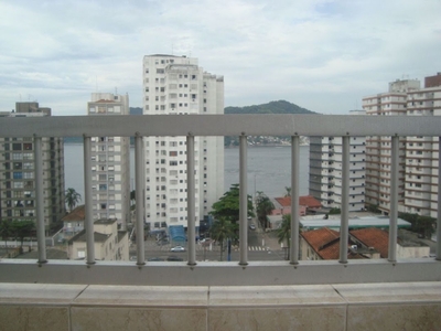 Cobertura em Centro, São Vicente/SP de 160m² 2 quartos à venda por R$ 379.000,00