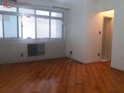 Apartamento, 110 m² - venda por r$ 680.000,00 ou aluguel por r$ 4.000,00/mês - vila belmiro - santos/sp