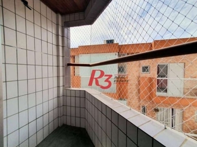 Apartamento com 1 dormitório à venda, 50 m² por r$ 260.000,00 - marapé - santos/sp