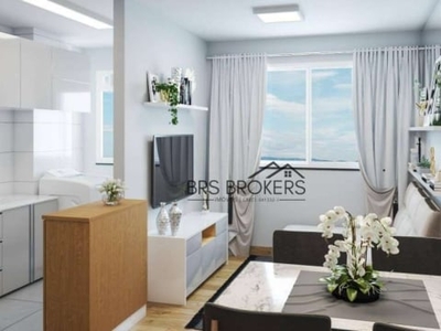 Apartamento com 2 dormitórios à venda, 41 m² por r$ 243.990,00 - parada xv de novembro - são paulo/sp