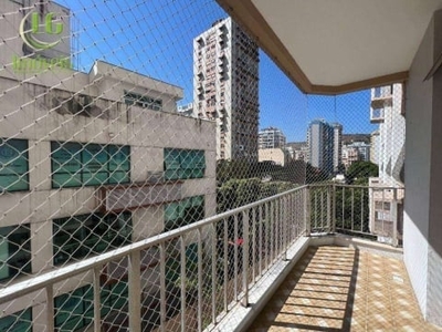 Apartamento com 3 quartos para alugar, 128 m² por r$ 5.333/mês - icaraí - niterói/rj