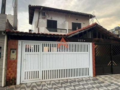 Casa com 2 quartos à venda na avenida presidente castelo branco, 15216, guilhermina, praia grande, 84 m2 por r$ 435.000