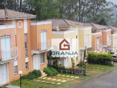 Casa com 3 dormitórios para alugar, 135 m² por r$ 5.054,87/mês - granja viana - cotia/sp