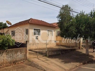 Casa térrea 2 dormitórios + quintal em santa cruz do rio pardo sp