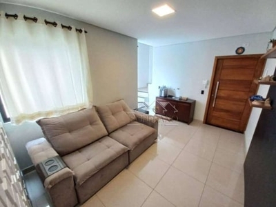 Cobertura com 2 dormitórios, 100 m² - venda por r$ 650.000,00 ou aluguel por r$ 3.162,00/mês - jardim - santo andré/sp