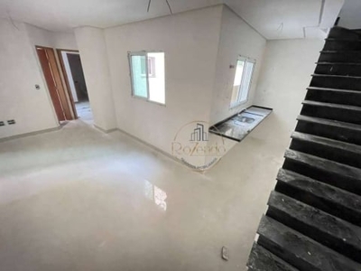 Cobertura com 2 dormitórios à venda, 49 m² por r$ 470.000 - vila pires - santo andré/sp