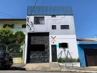 Galpão, 195 m² - venda por r$ 700.000,00 ou aluguel por r$ 4.280,00/mês - são josé - são caetano do sul/sp