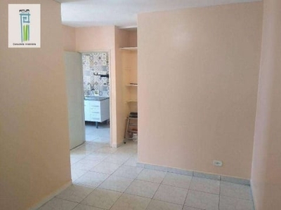 Kitnet com 1 dormitório para alugar, 38 m² por r$ 1.500,00/mês - centro - são paulo/sp