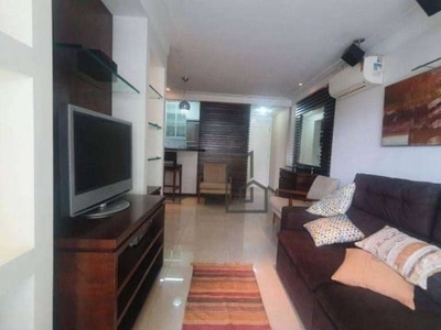 Ótimo apartamento para alugar, 72 m² por r$ 8.188/mês - moema - são paulo/sp