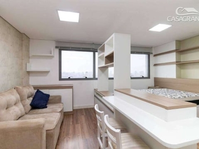 Studio com 1 dormitório para alugar, 30 m² por r$ 2.237,23/mês - centro - curitiba/pr