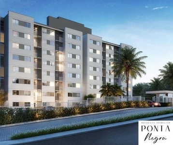 Apartamento para venda possui 56 metros quadrados com 3 quartos em Ponta Negra - Manaus -