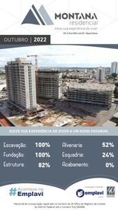Apartamento para venda tem 72 metros quadrados com 2 quartos em Sul - Brasília - Distrito
