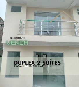 Casa duplex - sobrado - Cambolo