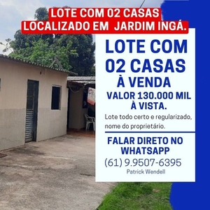 Casa no jardim ingá com 2 casas construídas