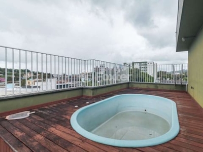 Cobertura com 2 quartos à venda na rua são domingos, bom jesus, porto alegre, 167 m2 por r$ 350.000