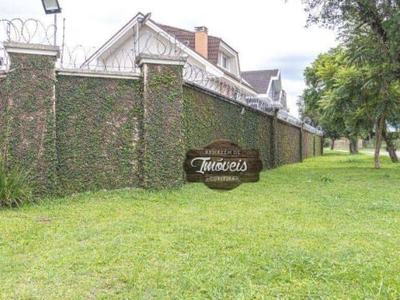 Terreno à venda em condomínio fechado, próximo trieste e festval supermercado, santa felicidade, curitiba/pr