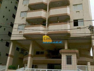 Apartamento com 1 dormitório à venda, 57 m² por r$ 270.000,00 - vila guilhermina - praia grande/sp