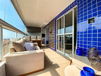 Apartamento em Boqueirão, Praia Grande/SP de 153m² 3 quartos à venda por R$ 1.006.000,00