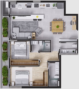 Apartamento em Centro, Florianópolis/SC de 91m² 2 quartos à venda por R$ 2.267.000,00